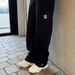 Men's Loose Fit Straight Leg Sweatpants With Zippered Hem - Comfortable Casual Joggers For Everyday Wear_viptrois.com