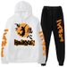 New Trendy Anime Series Youth Casual Hooded Sweatshirt Hoodie Top Pants Set_viptrois.com