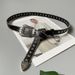American hot girl retro carved metal belt punk niche design star rivet bead edge decorative work belt_viptrois.com