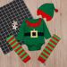 Christmas Children's spring and autumn male children's Christmas long-sleeved onesie climbing suit Ha clothing multi-piece children's clothing ins_viptrois.com