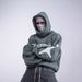 Men's Clothing Loose Hoodie Y2k Star Letter Printing Casual Trendy Design High Collar Top_viptrois.com