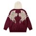 Men's Clothing Fashionable High Street Vintage Hooded Sweater Men's Design Niche_viptrois.com