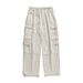 Men's Clothing Japanese Workwear Pocket Casual Pants 2025 Spring Loose Retro Versatile Cotton Design Trendy Brand Trousers Q_viptrois.com