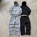 Men's Clothing Autumn/winter Men's Trendy Hooded Patch Print Sports Casual Comfortable Suit 005_viptrois.com