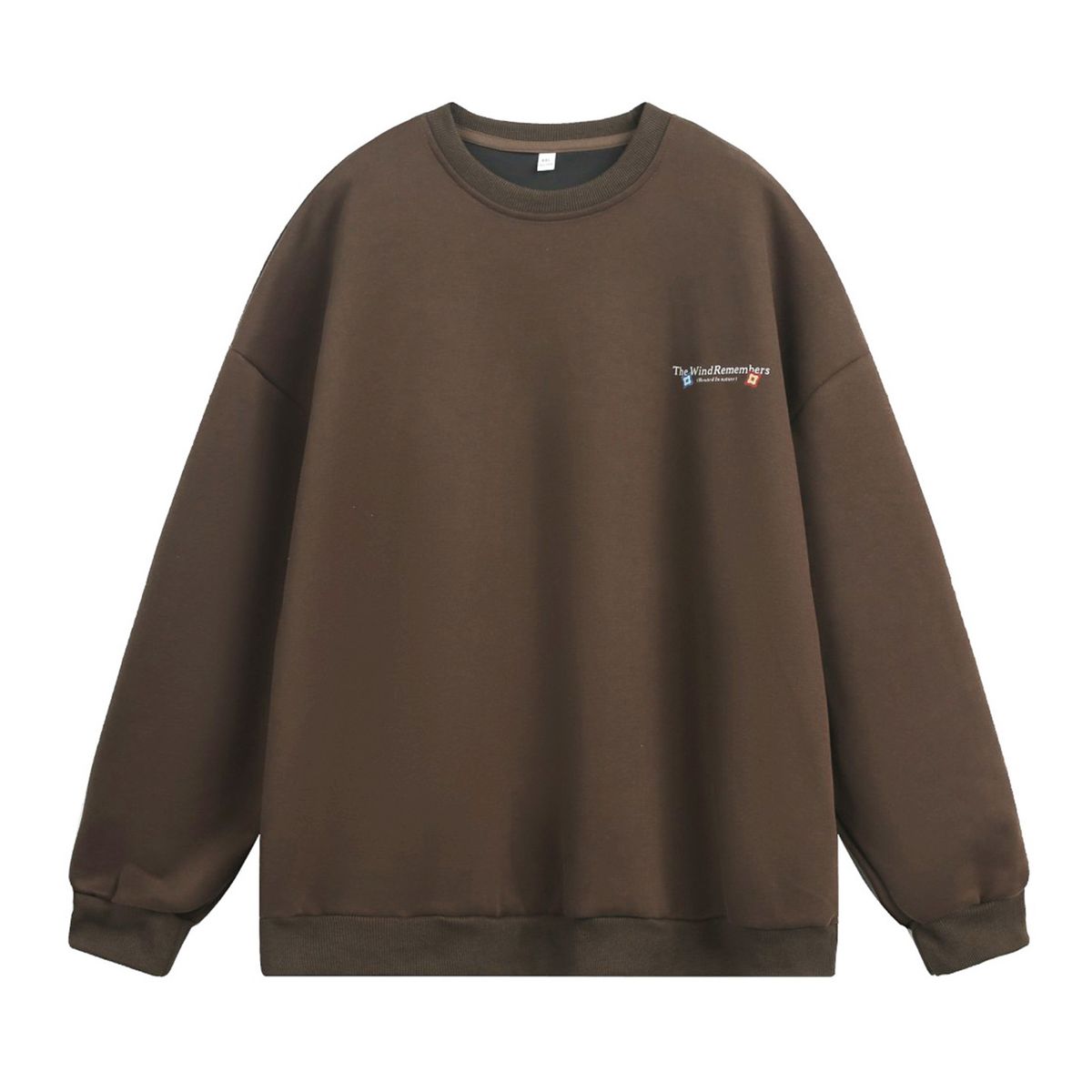 Men's Letter Print Hoodie Fall Vintage Loose Fit Pullover Sweatshirt Casual Streetwear Cotton Blend_viptrois.com
