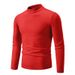Men's Slim Fit Mock Neck Sweater – Lightweight Knit Pullover For Layering & Standalone Wear_viptrois.com