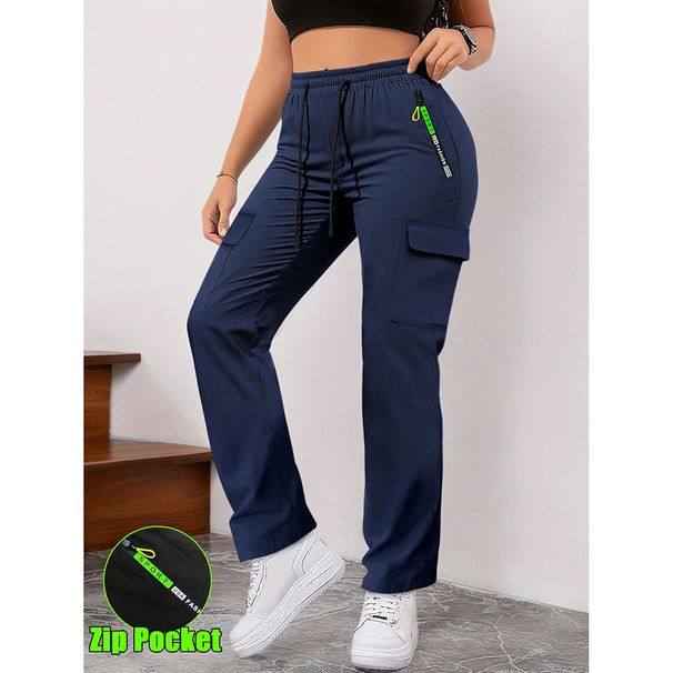 Men's Clothing Retro Trendy Casual Pants For Women, New Style, Foreign Trade, Loose Fit, Large Pockets, Workwear Style, Versatile Long Pants._viptrois.com