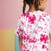 Mother & Kids INS Girls Summer Sportswear Heart Shaped Tie Dye Drop Shoulder Print T Shirt Short Sleeved Leggings Casual Suit_viptrois.com