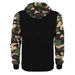 Men's Clothing Hooded Sweatshirt Outdoor Camouflage Men's Camo Hooded Zip-Up Fleece Sweatshirt - Outdoor Military Style Pullover With Kangaroo Pocket_viptrois.com