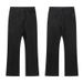 Men's Clothing European And American High Street Black Loose Versatile Mopping Casual Washed 517 Style Flared Vibe Jeans_viptrois.com