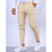 Men's Clothing New Four Seasons Men's Solid Color Texture Business Casual Slim Fit Formal Trousers_viptrois.com