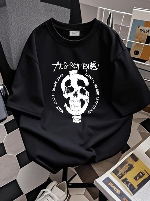 AUS-ROTTEN What Good Is Money T-Shirt Short Sleeve Black Men S To 2345XL BE487 Streetwear Soft Homme Summer Casual Top For Everyday Wear Slightly_viptrois.com