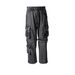 men's and women's autumn and winter urban zipper two-way functional straight trousers changeable mid-pants multi-pocket jeans_viptrois.com