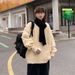 Pure Distressed For Men, Autumn And Design, Niche Ins Trendy Coat, Winter Loose Thickened Lazy Style Knitted Sweater_viptrois.com
