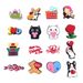 Valentine's Day Themed Cute Shoe Flower Decorative Buckle Western Valentine's Day Shoe Buckle Removable Garden Shoe Accessories_viptrois.com