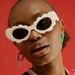 Personalized cloud oval sunglasses for women ins sunflower flower sunglasses cross border fashion sun protection glasses trend_viptrois.com