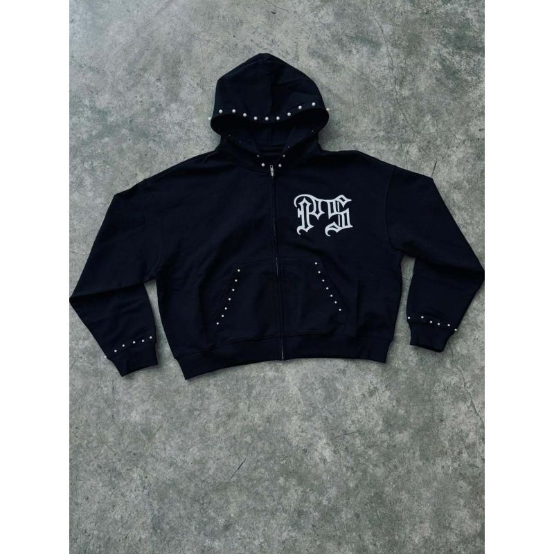 Men's Clothing American Punk New Sweatshirt Y2K Letter Printing Casual Street Fashion Men And Women Hooded Cardigan Tops_viptrois.com