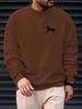 Autumn And Winter Men's Top Sweatshirt Loose And Comfortable Warm And Hooded Sweatshirt Men's Clothing_viptrois.com