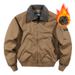 Men's Clothing Men's Winter Warm High End Men's Fashion Plus Velvet Pilot Jacket Outerwear Lambskin Workwear Cotton Outerwear_viptrois.com