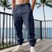 Men's Clothing Men's Workwear Jogger Pants - Heavyweight Straight-Leg Casual Trousers With Tapered Cuffs_viptrois.com