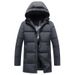 Winter Graphene Long Jacket With Detachable Hat Men, Thickened Trendy Cotton Coat For Men And Women, Casual Warm Wide_viptrois.com