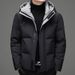 Winter Youth Warm Hooded 90% White Duck New Men's Short Thickened Down Jacket Trendy_viptrois.com