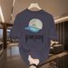 Summer 2025 Pure Cotton Casual T-shirt Short Versatile Half Sleeved Printed American Men's Fashion Trend_viptrois.com