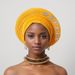 Elegant Beaded Embellished Layered Headwrap For Weddings & Special Occasions, Breathable & Stylish, Perfect For Women's Cultural & Party Events_viptrois.com