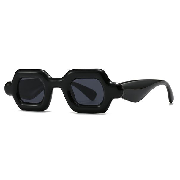 Candy Color Cross-border Trend Sunglasses Fashion Sense Square Glasses New Ultraviolet Men's And Women's Sunglasses_viptrois.com