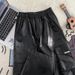 Men's Clothing Street Motorcycle Style Leather Pants Design Sense High Street Functional Overalls Trendy Hiphop Handsome Pants_viptrois.com