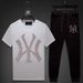 Men's Clothing Style Hot Diamond Ice Silk Short Sleeved T Shirt Men's Plus Size Slim Half Sleeve_viptrois.com