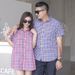 Men's Clothing Plus Size Short Sleeve Shirt Men Fat Guy Loose Plus Size Short Sleeve Yarn Dyed Plaid Shirt Men_viptrois.com