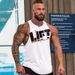 Men's Clothing Print Fitness Vest Cotton Vest_viptrois.com