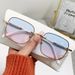 Women's Sunglasses Square Frame With Accessories, Glitter, INS Style, Fashion, High End Sense, Same Style Sunglasses For Men And Women_viptrois.com