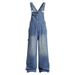 Men's Clothing Yellow Mud Colored Suspender Wide Leg Jeans Retro Washed Loose Casual Foreign Trade Popular Logging Jumpsuit Men_viptrois.com