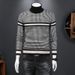Loom Loom European Station Winter 2025 New Convertible High Neck Wool Sweater Casual Trendy Men's Knitted Base Shirt_viptrois.com
