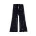 Men's Clothing Autumn And Winter New Style Micro Flared Straight Retro Jeans Men's Loose Slim High Washed Long Trousers Trend_viptrois.com