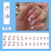 Mid-length Blue Fairy Style Niche Butterfly Manicure Elf On Fingertip European And American Square Ins Style Wear Nail Batch_viptrois.com