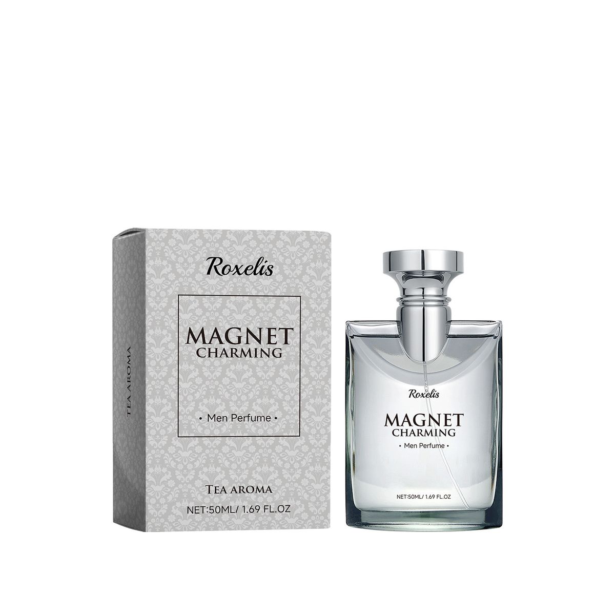 Roxelis 50ml Magnet Charming Men Perfume Tea Aroma Lasting Fragrance Pheromone Dating Bussiness Flirting Glamour Release Perfume_viptrois.com