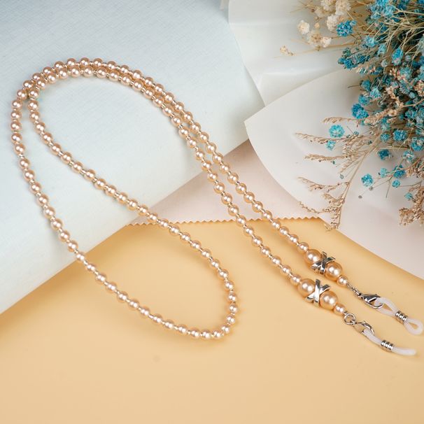 Unisex Beaded Colorful Decorative Eyeglasses Chain Sunglasses X Beaded Chain_viptrois.com