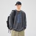 Tie Dye Hoodie Spring And Autumn New Style American Design Sense Men's Long Sleeved Inner Bottom Shirt_viptrois.com