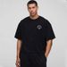 American Hip Hop Street Short Sleeve Heavyweight 240g Cotton Heavy Top With Loose Drop Shoulder Sleeves Square_viptrois.com