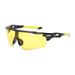 Half Frame Sports Sunglasses Hollow Irregular Lenses Cycling Windproof UV PC Sunglasses_viptrois.com