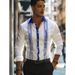 2026 Men's Long Sleeve Turned-Down Collar Casual Shirt 3D Button Print Blouse_viptrois.com