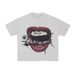 Camiseta GRILLZ Algodón Unisex, Cuello Redondo, Talla S-3XL, Regalo Mujeres, Interior Femenina, Camiseta Ropa Interior,_viptrois.com