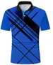 Men's Casual Polo Henley T-Shirt – Slim Fit, Short Sleeve & Digital Print (S-6XL, Multiple Colors)_viptrois.com