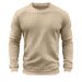 boy Cross-Border Clothing Spring Autumn Small Checkered T-Shirt Long Sleeve European And American Solid Color Round Neck_viptrois.com