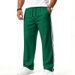Men's Clothing Men's Color Blocked Woven Trousers Casual Loose Fitting Athletic Outdoor Running Fitness Straight Leg Trousers_viptrois.com