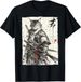 T-shirtt-shirtsamurai 2026 Warrior Ukiyo Ink Artwork Cat Samu Dad Gift T-sh_viptrois.com