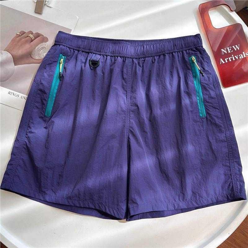 Lightweight Quick-Dry Sports Shorts For Men & Women - Dopamine Color Blocking Athletic Beach Shorts For Running, Hiking, Gym_viptrois.com